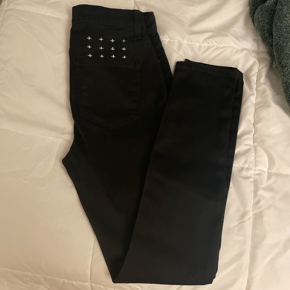 Ksubi hi n wasted black skinnies